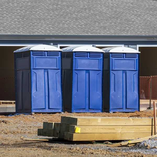 what is the expected delivery and pickup timeframe for the portable toilets in Brockport NY